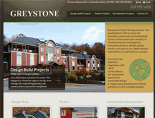 Tablet Screenshot of greystoneconstruction.ca